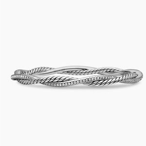 David Yurman Petite Infinity Diamond Bracelet Size Medium